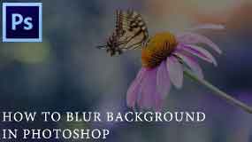 How To Blur Background In Photoshop ?